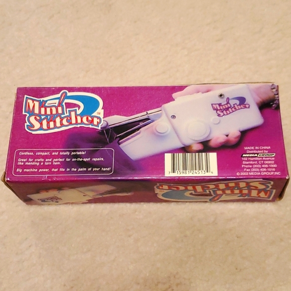 The Original Mini Stitcher Handheld Stitcher 4 Crafts & Cordless Repairs NWT - Picture 3 of 12